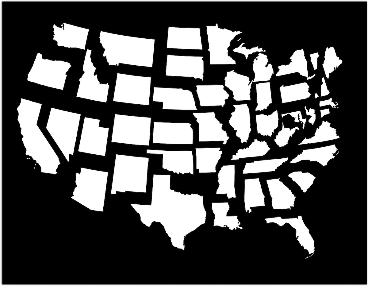 U.S. national divorce map