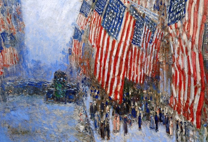 Childe Hassam (1859–1935). The Fourth of July, 1916.